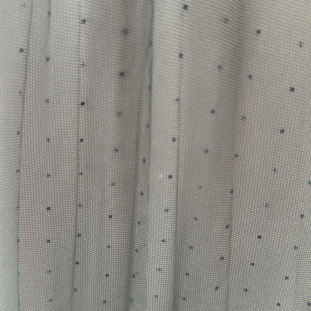 🐦‍⬛ H&M Tulle Swiss French Dot A-line midi Skirt size 12 - Picture 2 of 11